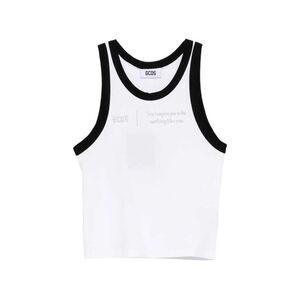 Gcds Women Sleeveless Tank Top With Round Neck